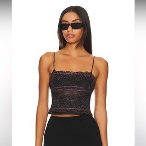 x Intimately FP Double Date Cami In Black Combo